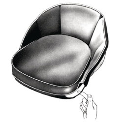 Sėdynės pagalvėlė 58110A