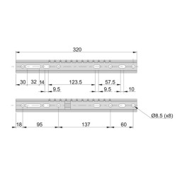 PVC sėdynė, be pakabos, buvimo jutiklis, 478 mm plotis, PVC SC40 Cobo SC1076936
