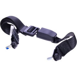 Statinis juodas saugos diržas 2 taškai SB1000297