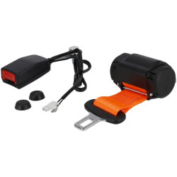 Ištraukiamas oranžinis saugos diržas 2 taškai su jungikliu SB06001220A