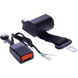 Ištraukiamas juodas saugos diržas 2 taškai su jungikliu SB2000337