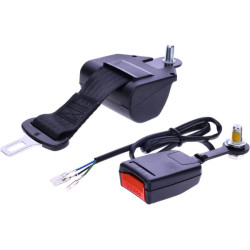 Ištraukiamas juodas saugos diržas 2 taškai su jungikliu SB2000337