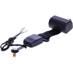 Ištraukiamas juodas saugos diržas 2 taškai su jungikliu SB2000337