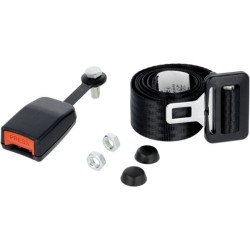 Statinis juodas saugos diržas 2 taškai SB1000298