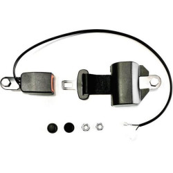 Ištraukiamas juodas saugos diržas 2 taškai su jungikliu SB2000331