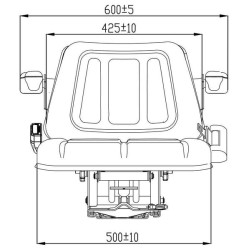Rankų atramų komplektas TS90246KR