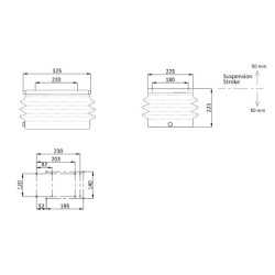 Pneumatinė pakaba MA1 12V TS90046KR