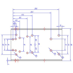 Sėdynės tvirtinimo konsolė TS90226KR
