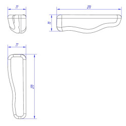 Porankių komplektas TS90060KR