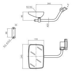 Pilnas veidrodis CA6154001