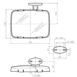 Vidinis veidrodis CA1840001
