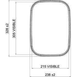 Nuotolinio valdymo pultas Veidrodis 7130014AM