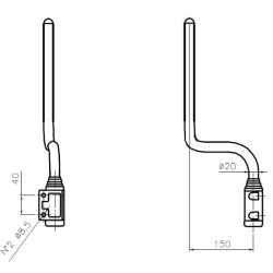 Veidrodinė rankena RH CA6141030