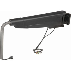 Teleskopinė veidrodžio svirtis 1017 kairėje, rankiniu būdu reguliuojama, 6 PIN kampinis kištukas, 510-800 mm Ø22m 581017011099