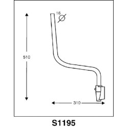 Veidrodinė rankena CA3001195