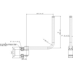Veidrodinė rankena 7219011AM