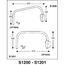 Veidrodinė rankena CA3001201