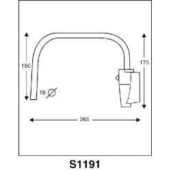 Veidrodinė rankena CA3001191