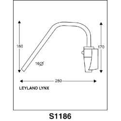 Veidrodinė rankena CA3001186