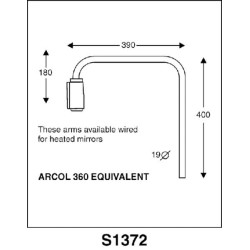 Veidrodinė rankena CA3001372