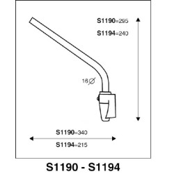 Veidrodinė rankena CA3001194