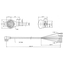 Valdymo kabelis 1 veidrodžio oper. 093200310H