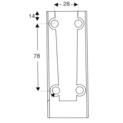 Tvirtinimo kabliukas CA30026704