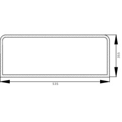 Apatinis galinis stiklas 62117998