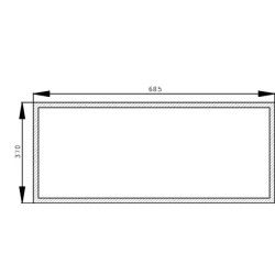Galinis stiklas apatinis 84368123