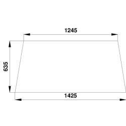 Galinio lango viršutinė dalis 258514220100N