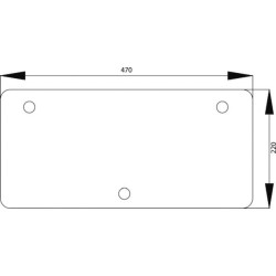 Galinio stiklo apatinis 1332558C1N