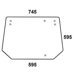 Galinis stiklas 04366199N