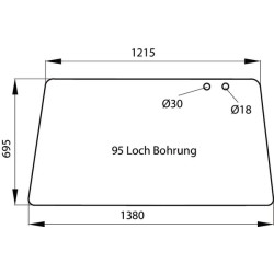 Galinio lango viršutinė dalis 186813051200N