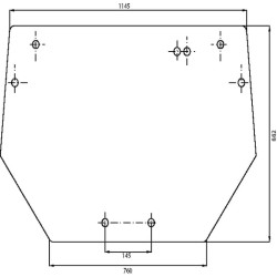 Galinio lango viršutinė dalis 001062650N