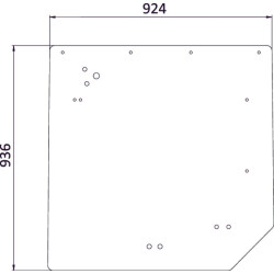 Galinis stiklas 0011057000N