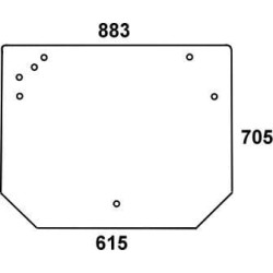 Galinis stiklas 001077190N