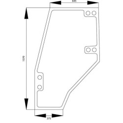 Durų stiklas 04402777