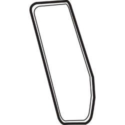 Durų stiklas guminis dešinysis 5130882