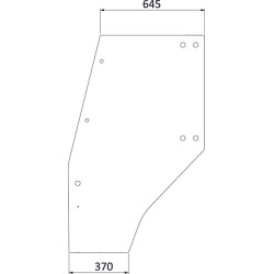 durų stiklas 04400342N