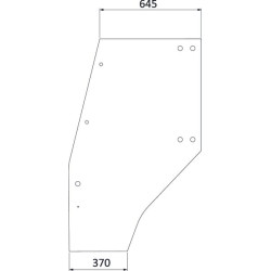 durų stiklas 04400343N