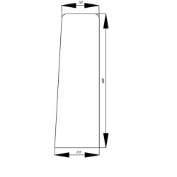 Priekinio stiklo apatinis 134571002N