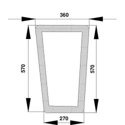 Apatinis priekinis stiklas 816810040060N