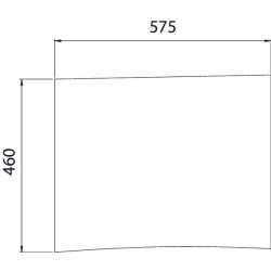 Apatinis priekinis stiklas 7700062366N