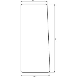 Apatinis priekinis stiklas 00097697030N