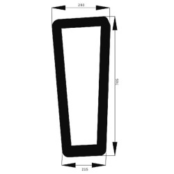 Priekinio stiklo apatinis 134571603N