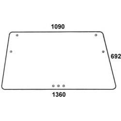 Priekinis stiklas Viršutinis 04363391N