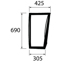 Apatinis priekinis stiklas 00121434010N