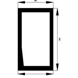 Priekinio stiklo apatinis 6005029096
