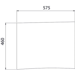 Apatinis priekinis stiklas 7700062365N