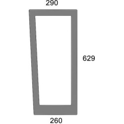 Apatinis priekinis langas 00150338010N